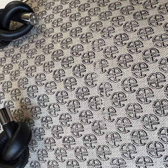 Anine Bing Mini Taylor Tote Monogram Canvas Bucket Bag NEW - Picture 3 of 8